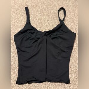 Princess Polly Black Twist Front Cami Top
